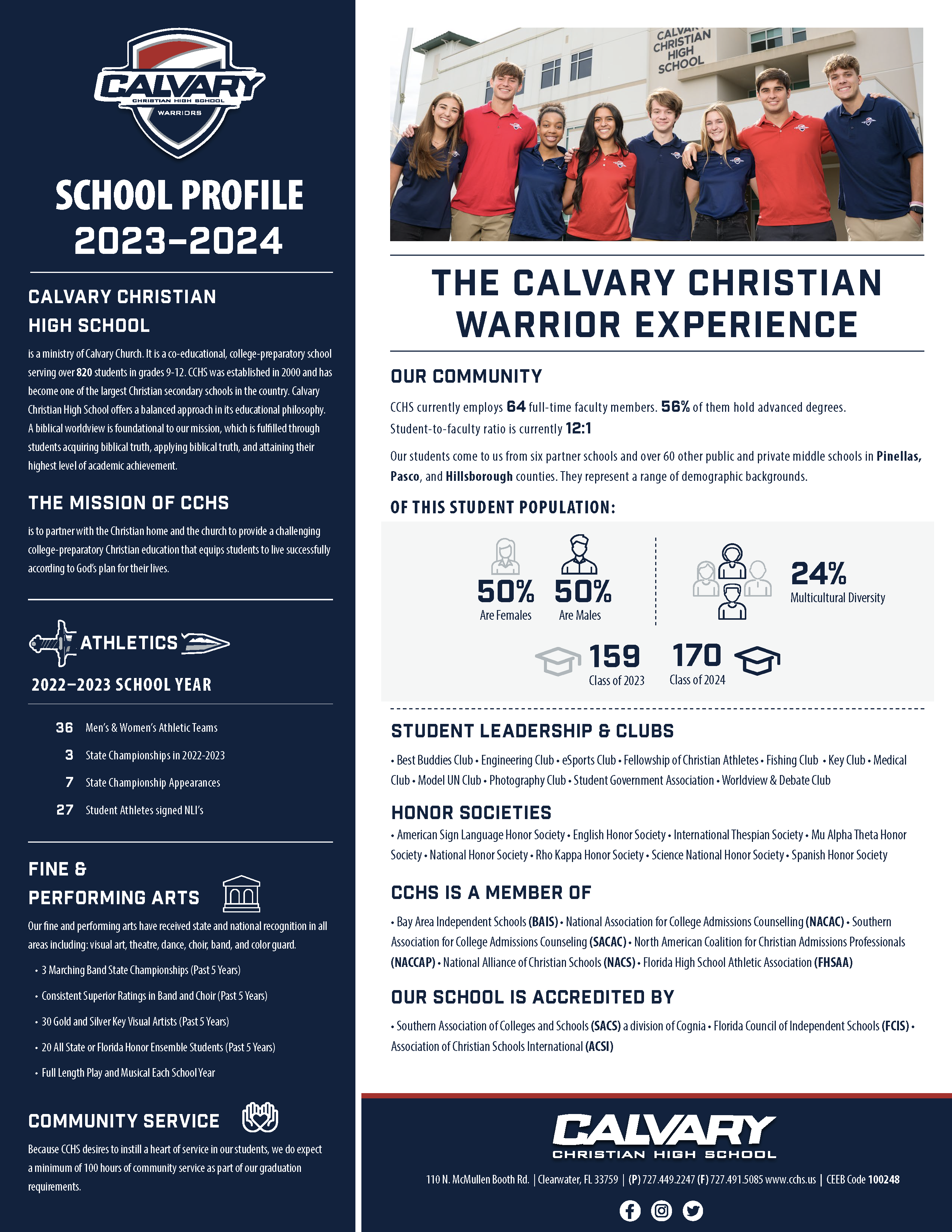 School Profile Cover